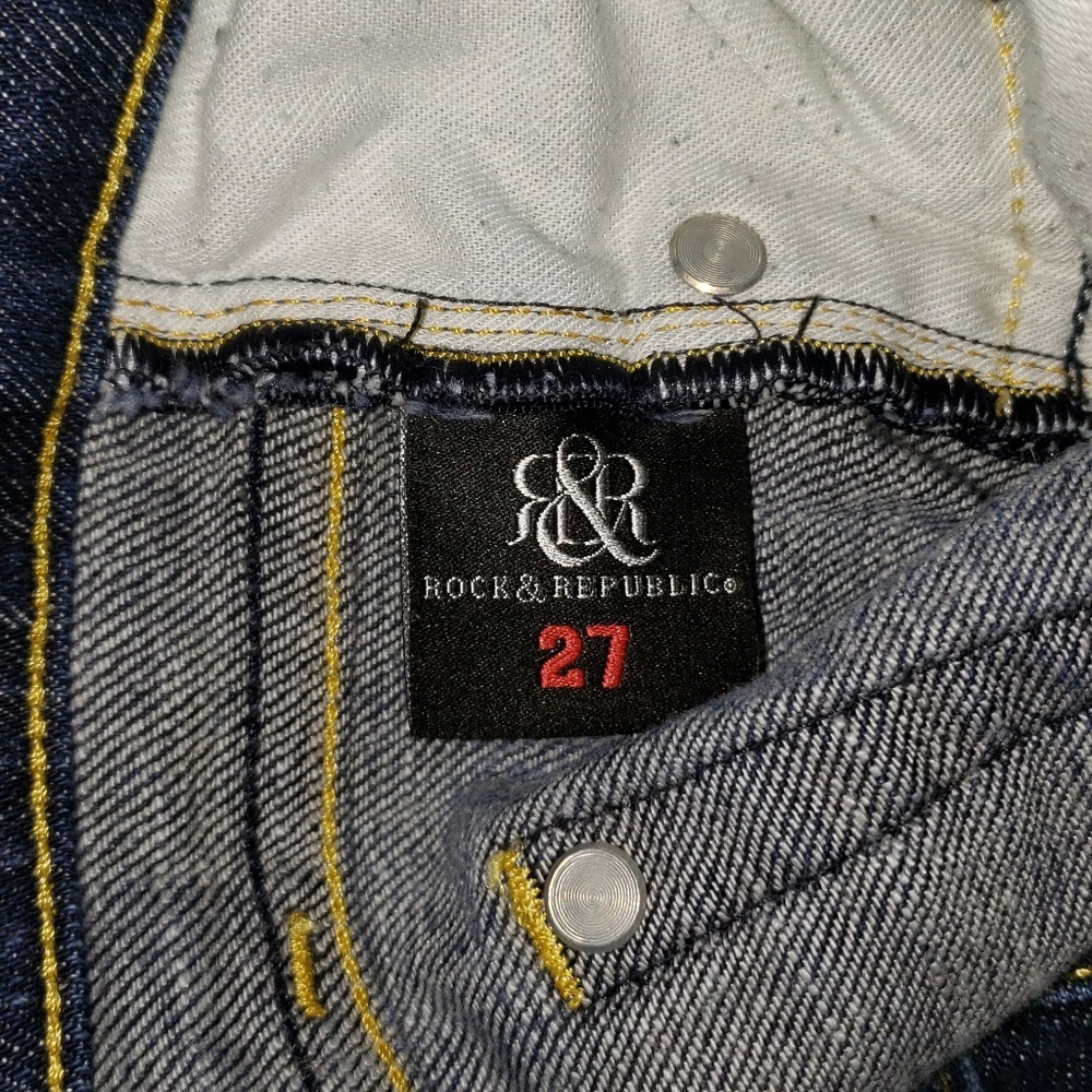 Women's Rock & Republic Blue Jeans Size 27 - Picture 4 of 9